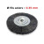 CIRCULAR BROSSES steel or stainless steel wire Ø0.35mm