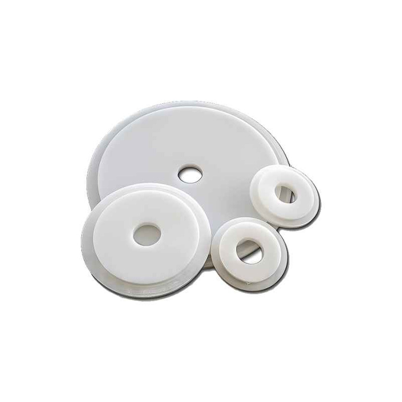 FLASQUES DE CENTRAGE PEHD 300 EXTRUDE BLANC