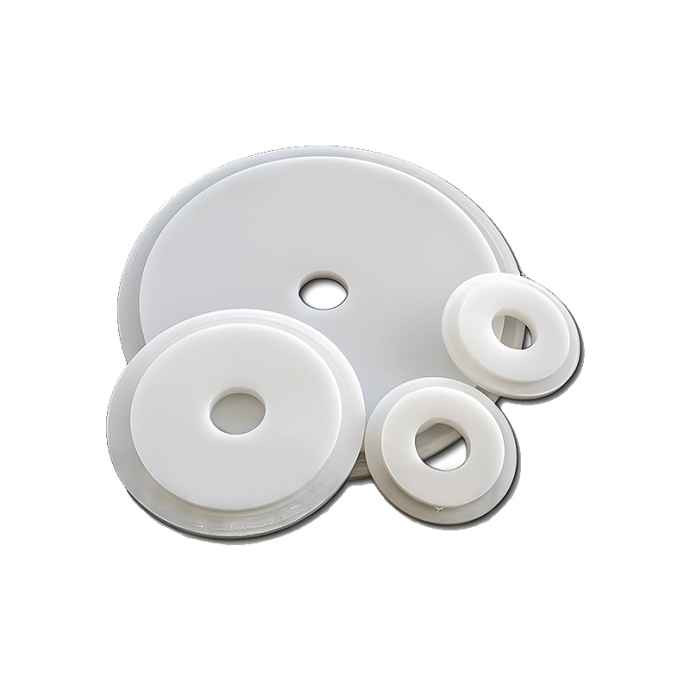 FLASQUES DE CENTRAGE PEHD 300 EXTRUDE BLANC