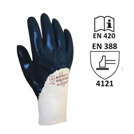 NITRILE GANTS beschichtete Baumwoll-Unterstützung -...