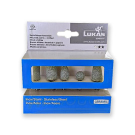 Kit Assortiment 5 Meules sur Tige Ø 6 CERAMIQUE